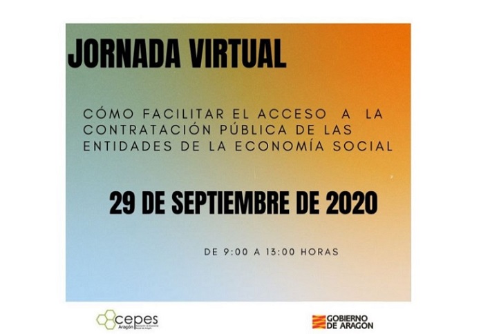 Jornada virtual "Cómo facilitar el acceso a la contratación pública de las entidades de la economía social"
